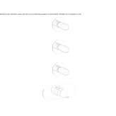 4-hole metal shower faucet in a modern style with diverter and individual rosettes Amposta