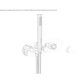 3-hole concealed shower faucet with a hand shower Berkum