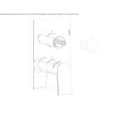 Single-lever shower mixer with plate Dakota