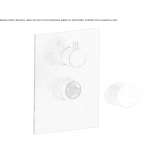 2-hole shower faucet with diverter Biccari