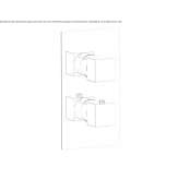 Thermostatic shower faucet with switch Yalova