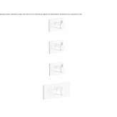 4-hole concealed stainless steel shower faucet Bals