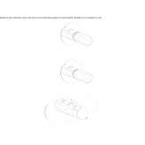 Thermostatic shower tap with individual rosettes Amposta