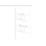 Thermostatic shower faucet with switch Yalova