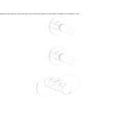 Thermostatic shower tap with individual rosettes Amposta