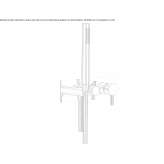 Concealed shower set with a hand shower Breo