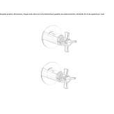 Concealed shower faucet with single rosettes Livo