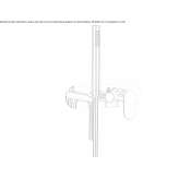 Single-lever shower set with a hand shower Ruviano