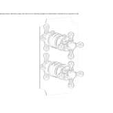 Concealed shower faucet with plate Eresing