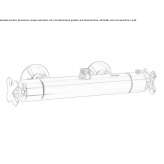 External thermostatic shower faucet Boztepe