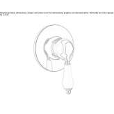 Recessed single handle steel shower faucet Gulzow