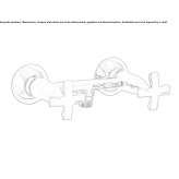 External shower faucet with individual rosettes Boztepe