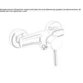 Outdoor steel shower faucet with single handle Kimmeria