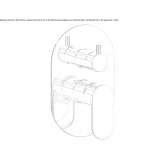 Concealed single-lever shower faucet with diverter Ruviano