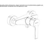 External single-lever shower faucet Niel