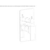 Single-lever shower faucet with diverter Kanepi