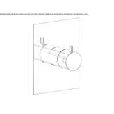Concealed shower faucet with a switch Etriche
