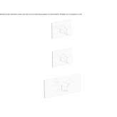 Concealed thermostatic shower faucet Manville