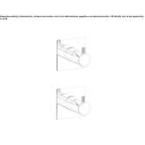 Concealed thermostatic shower faucet Etriche
