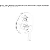 Concealed shower faucet with a switch Niel
