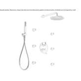 Single-lever shower faucet with a shower head Calcio