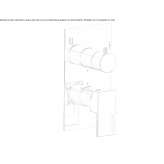 Single-lever shower faucet with diverter and plate Kanepi