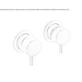 Stainless steel shower faucet Topile