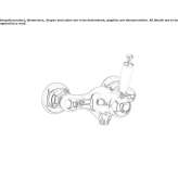 Concealed, steel shower faucet with one handle Altania