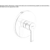 Concealed shower faucet Niel