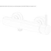 Outdoor single-lever stainless steel shower faucet Kolin