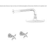 Shower set with shower head Sosno