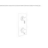 Stainless steel shower faucet with plate Topile