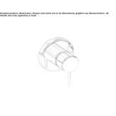 Single-lever shower faucet Coromoro