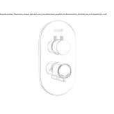 Iron shower faucet with diverter Ongoy