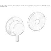 Electronic concealed shower faucet made of stainless steel Dualchi