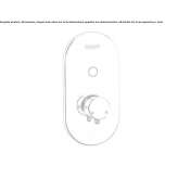 Electronic thermostatic iron shower faucet Ongoy