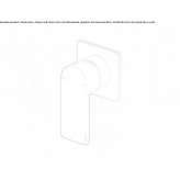 Concealed 1-hole shower tap Tomra
