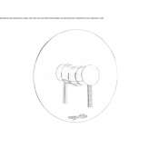 Stainless steel shower faucet Egil