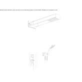 Stainless steel wall shower head with arm Ramacca
