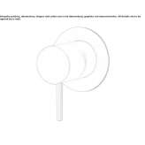 Concealed single lever shower mixer made of stainless steel Voivozi