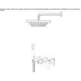 4-hole built-in shower set with a hand shower Rialto