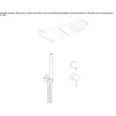 Stainless steel concealed shower set with diverter Voivozi