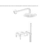 4-hole shower set with diverter Vicalvi
