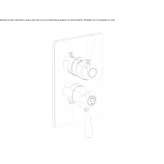 Shower faucet with switch Locara