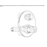 Concealed, self-closing shower faucet Borcka