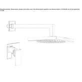 Single-lever shower faucet with a shower head Sarandi
