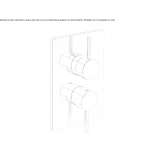 Shower faucet with switch Corfu
