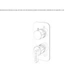 Brass shower faucet with plate Brainerd