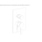 2-hole shower faucet with diverter Osychky