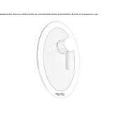 Stainless steel shower faucet Egil